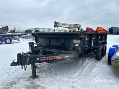 2024 ED Trailers LPT8314272S-BP 14 ft T/A Remorque à Benne Utilitaire