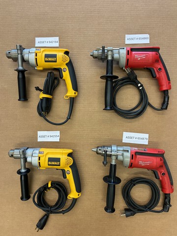 Quantity of (4) Electric Drills