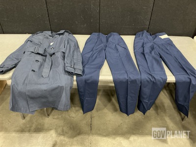 (24) Pairs of Women’s Slacks, (7) All-Weather Coats & Assorted Items