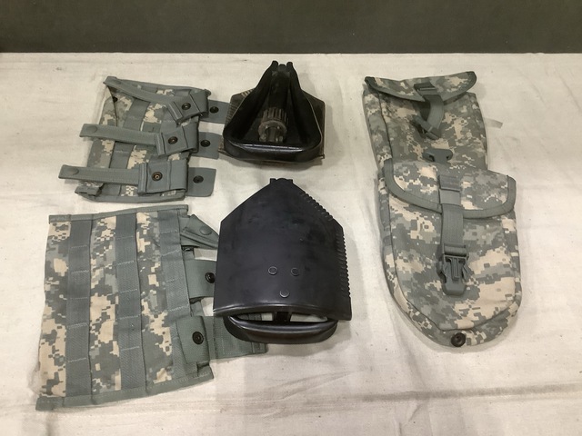 (119) Entrenching Tool Carriers, (62) M4 Three Mag Pouches & Assorted Items