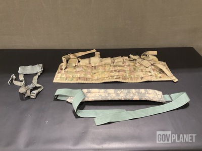 (66) Tactical Assault Panels, (38) Chin Strap Assemblies & Assorted Items