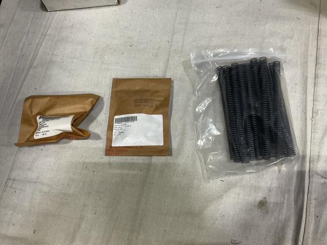 (3) Spring Sockets, (79) Flat Springs & Assorted Items