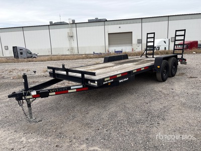 2021 Triple Crown ECF7X2014K 7 ton 20 ft T/A Remorque pour équipement