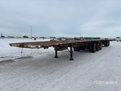 2007 Doepker 32 ft Super B-Train Lead フラットベッドトレーラー