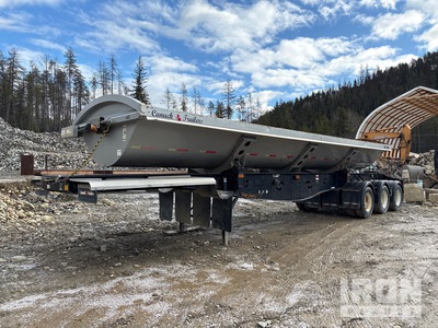 2021 Canuck SD-3500 35 ft Tri/A Side Dump Trailer
