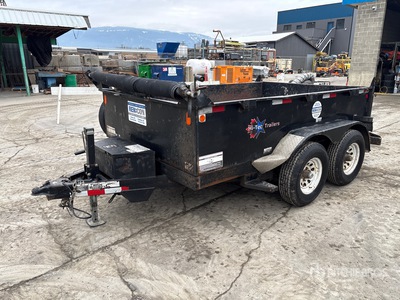 2014 Hi- Tec 10 ft T/A Dump Utility Trailer