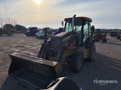 2018 John Deere 410L 4x4 لودر خلفي