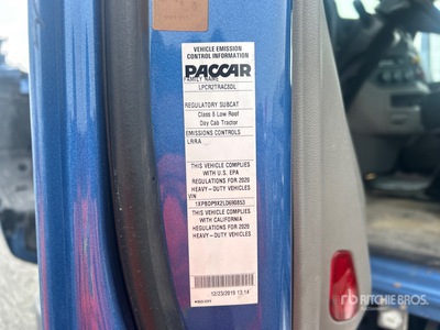 2020 Peterbilt 579 6x4 T/A Day Cab Truck Tractor