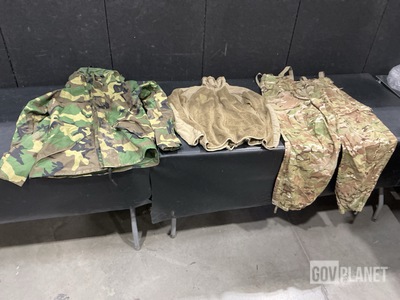(22) Cold Weather Jackets, (1) Cold Weather Parka & Assorted Items