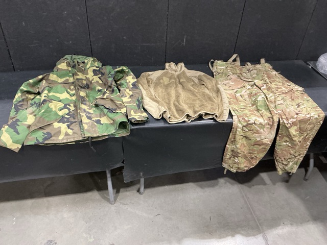 (22) Cold Weather Jackets, (1) Cold Weather Parka & Assorted Items