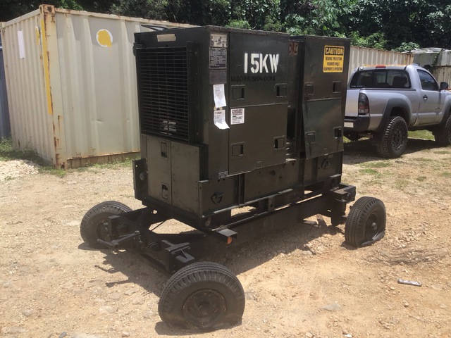 John R Hollingsworth MEP-004A 15kW Generator Set