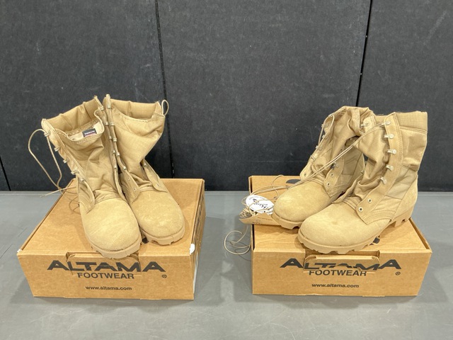 (34) Pairs of Altama Combat Boots