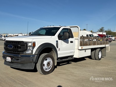 2021 Ford F-450 4x2 Flatbed Truck