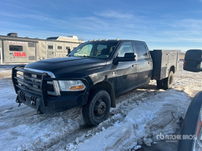 2011 Dodge Ram 3500 4x4 Crew Cab Utility Truck