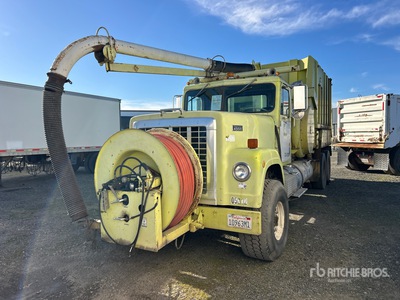Vactor 1200 on Transtar 4370 6x4 Vacuum Tanker Truck