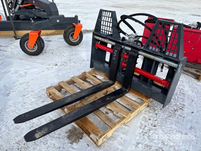 2026 Handy HF2T Hydraulic Adjusting Skid Steer Forks (Unused)