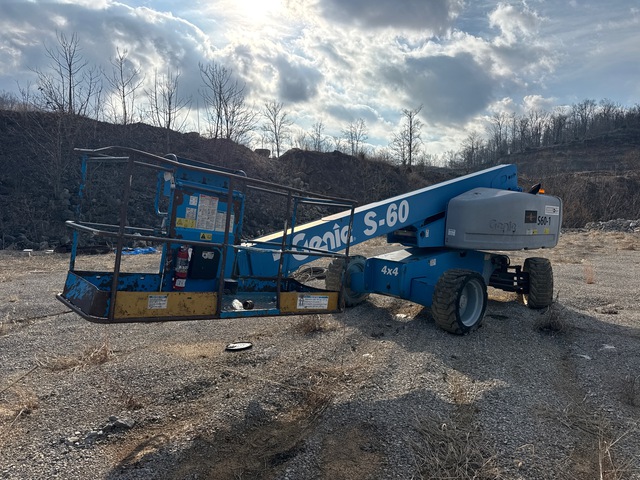 2007 Genie S-60 4WD Diesel Telescopic Boom Lift