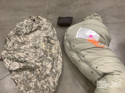 (17) Insect Net Protectors, (5) Sleeping Bags & Assorted Items