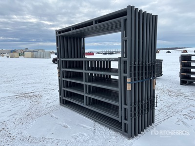 Quantity of (16) 2026 BYT 9 ft 6 in x 8 ft Steel Magnum Frame Livestock Gate (Unused)
