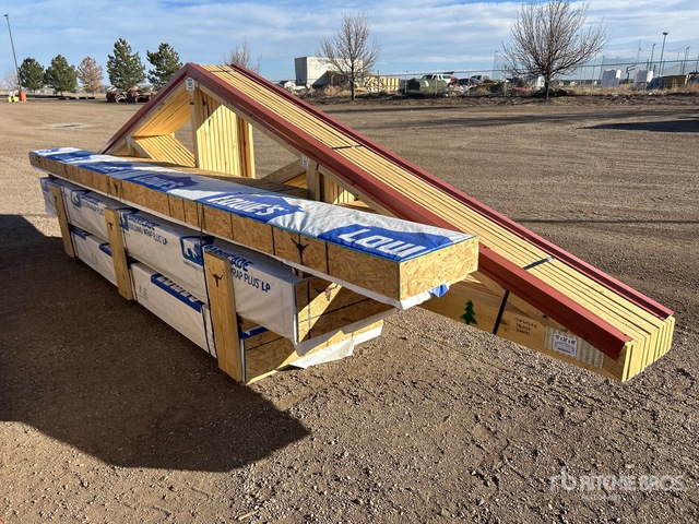 16 Ft x 24 Ft x 40 Ft Pole Barn Package Storage Building (Unused ...