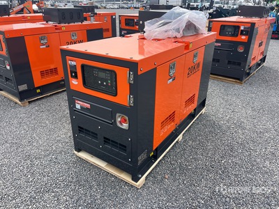 World Class 20 kW Skid-Mounted Generator Set (Unused)