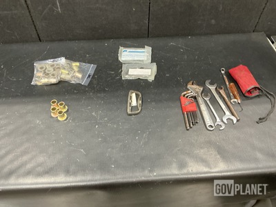 (6) Door Handles, (16) Sleeve Bushings, (1) Lot of Tools & Assorted Items