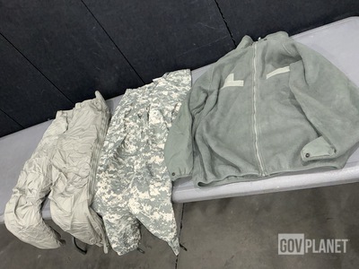 (12) Parka Liners, (2) Pairs of Wet Weather Trousers & Assorted Items