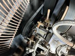 Engine with A/C Compressor