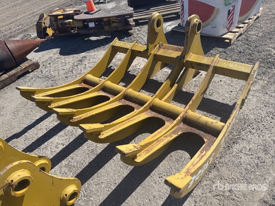 SEC 72 in Excavator Rake - Fits Cat 330