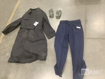 (94) Pairs of Flyer’s Gloves, (14) All-Weather Coats & Assorted Items