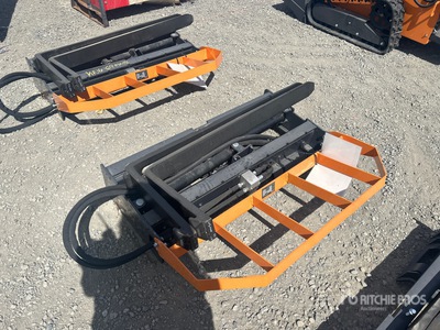 2026 ARTEER HPF-48L 48 in Hydraulic Skid Steer Forks (Unused)
