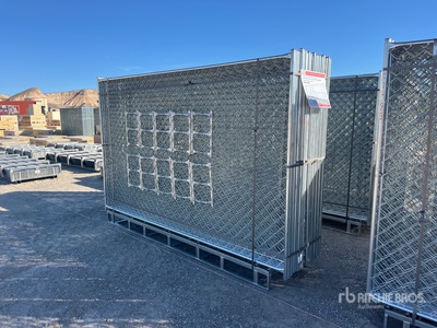 Quantity of (20) SUNTOP S0610 10 ft x 6 ft Chain Link Temporary سياج الموقع (Unused)