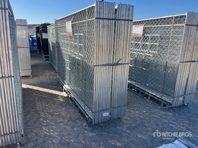 Quantity of (20) SUNTOP S0610 10 ft x 6 ft Chain Link Temporary سياج الموقع (Unused)