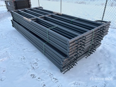 Quantity of (12) 12 ft Livestock Panel (Unused)