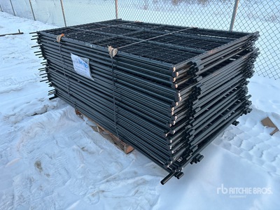Quantity of (24) 7 ft Mesh Livestock Panel (Unused)