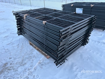 Quantity of (24) 7 ft Mesh Livestock Panel (Unused)