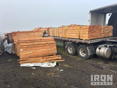 Quantity of (20) Pallets of Load of Lumber in Trailer Lumber