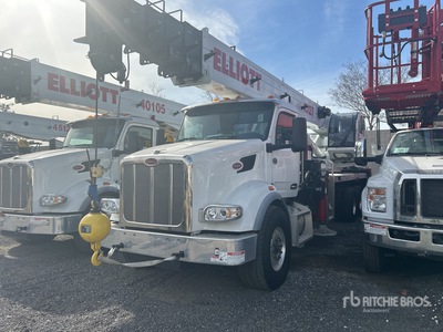 Elliott 45127R 45 ton Straight Boom on 2023 Peterbilt 567 6x4 Boom Truck