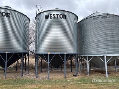 Westor +/- 3800 bu 4 Ring Hopper Grain Bin