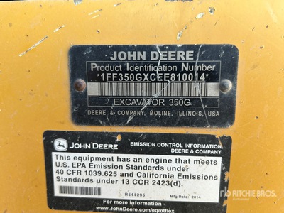 2014 John Deere 350GLC Koparka gąsienicowa