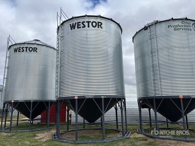 Westor +/- 4700 bu 5 Ring Hopper Grain Bin