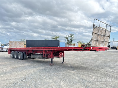 2009 CIMC 13.7 m Tri/A Pritsche Anhänger