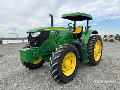 2017 John Deere 6155M 4WD Tractor