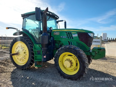 2015 John Deere 6195R 4WD-tractor
