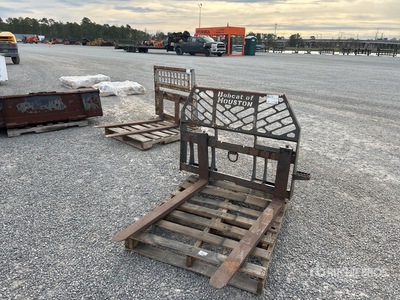 Quantity of (2) 44 in Skid Steer Forks