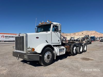 1993 Peterbuilt 378 8x4 Tri/A Day Cab Truck Tractor