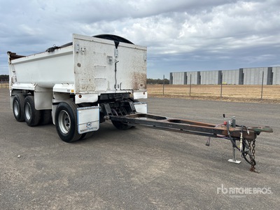 1997 M&S Kembla Truck Bodies 5.1 m Super Dog End Dump Trailer
