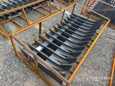 2025 TOFT ST-72 72 in Skid Steer Root Rake (Unused)