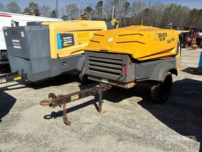 2013 Atlas Copco XAS185CD7TBV 185 cfm Mobile ضاغط هوائي
