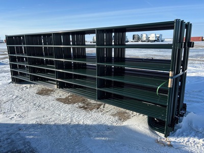 Quantity of (24) 2026 BYT RP96 18 ft x 5 ft 6 in Livestock Panel (Unused)